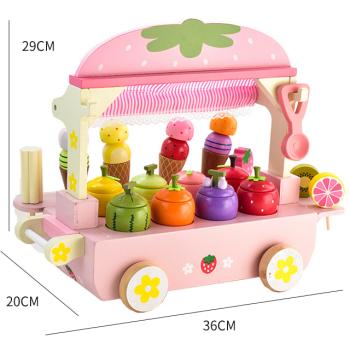 360Home Kinder  Spielzeug Eiscreme Wagen Eis Stand